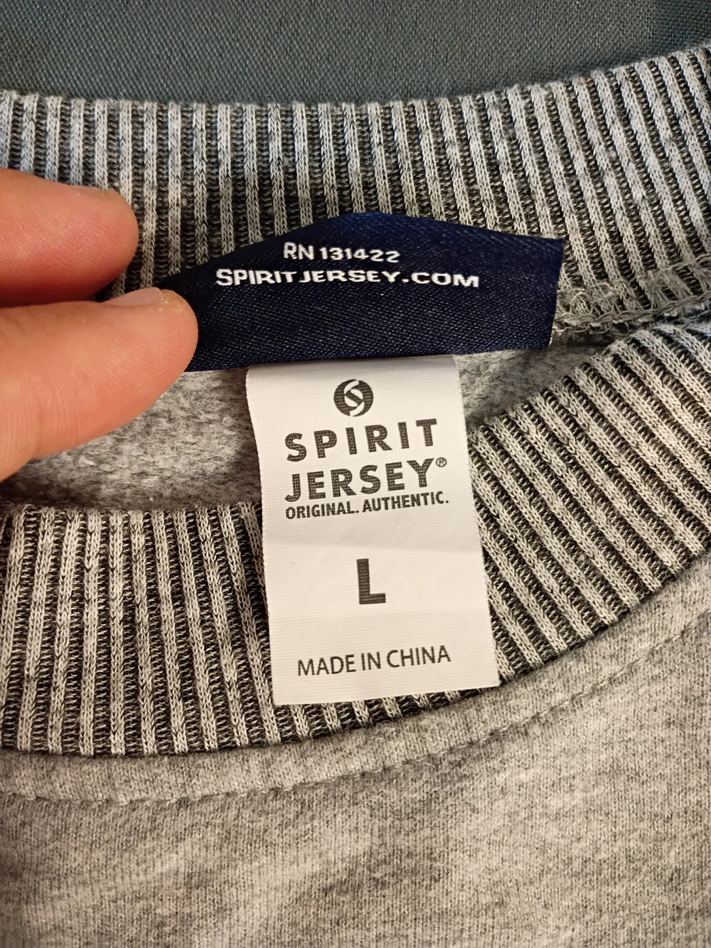 Great Wolf Lodge Kids Grey And White Sweater With Wolf Ears Included